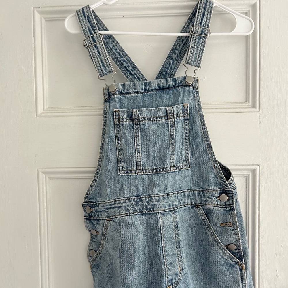Women’s blue shortalls